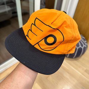 Philadelphia Flyers Zephyr Hat Vintage Nylon Flat Bill Zip Back Hat